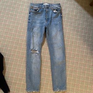 Zara Distressed Skinny Jeans